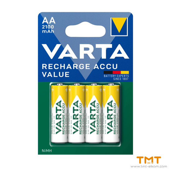 Снимка на БАТЕРИЯ VARTA ЗАРЯДНА LR6 AA 2100mAh,RECHARGE 