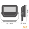 Снимка на ПРОЖЕКТОР LED 17W 4000K,2400lm,БЯЛ