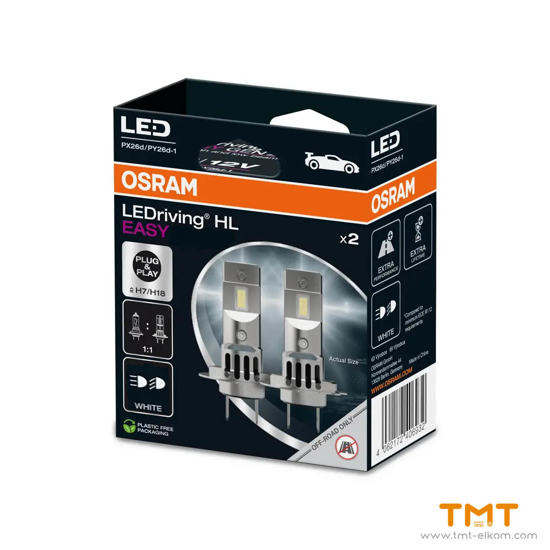 Снимка на ЛАМПА АВТО LED 64210DWESY,16W,12V,PX26d,H7/H18,